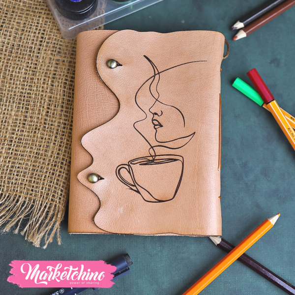 Leather Sketch Book-Coffee (A 5 ) - Buy best Handmade Products in