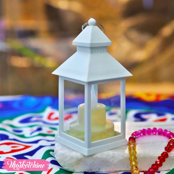Acrylic Lighting Lantern-White-Small