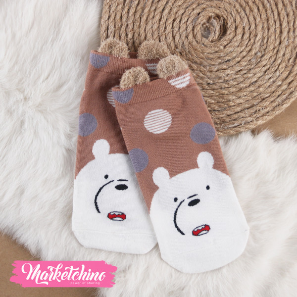  Foot Socks- We Bare Bears-Grizz 