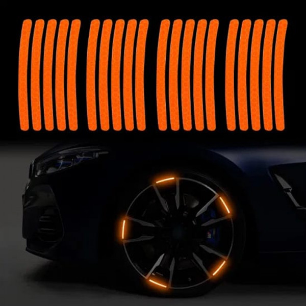set of 20pcs Car Wheel Reflective Warning Sticker