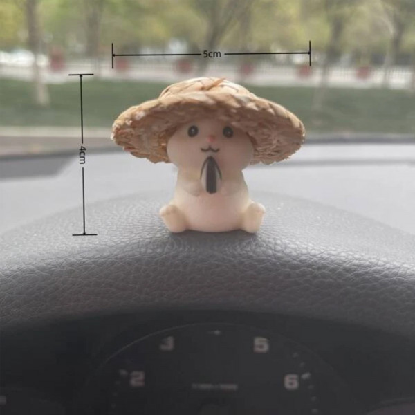 Cartoon Hamster Design Car Ornament