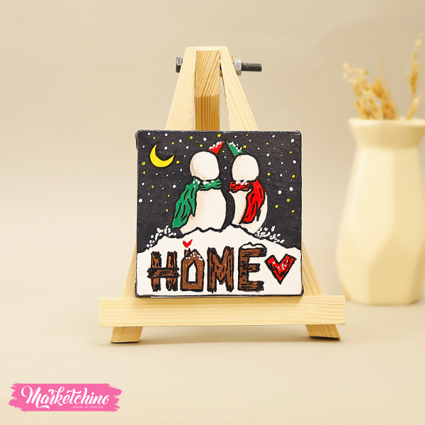 Canvas Mini painted Tableau- Home Palestine 