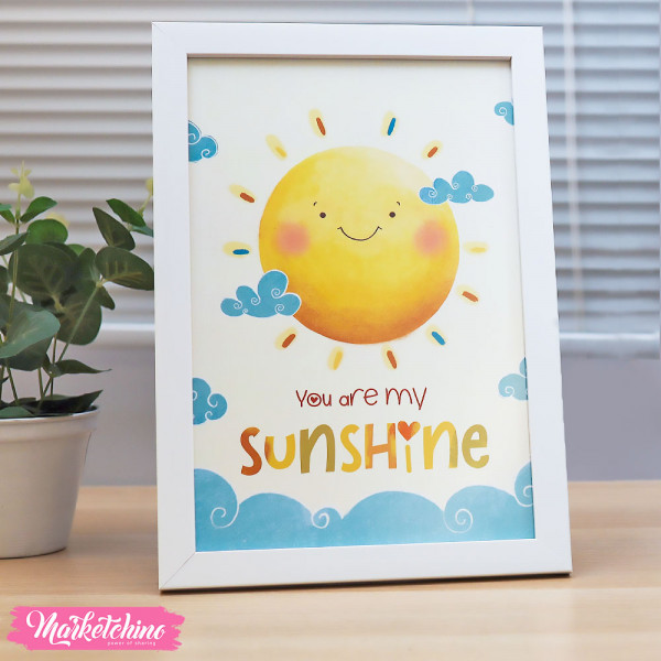 Wooden Digital Graphics Frame - Sunshine 