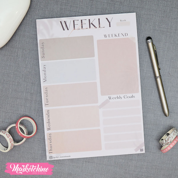 To Do List-Weekly Planner-English 1