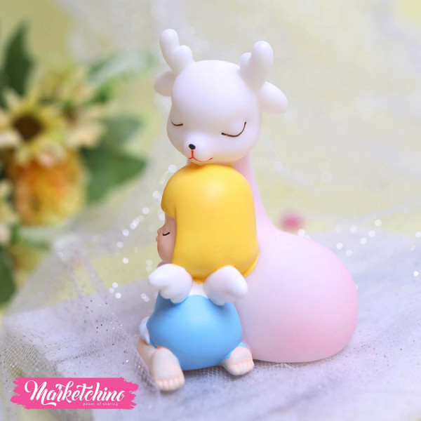 Acrylic Lighting Lamp-Girl&Deer 