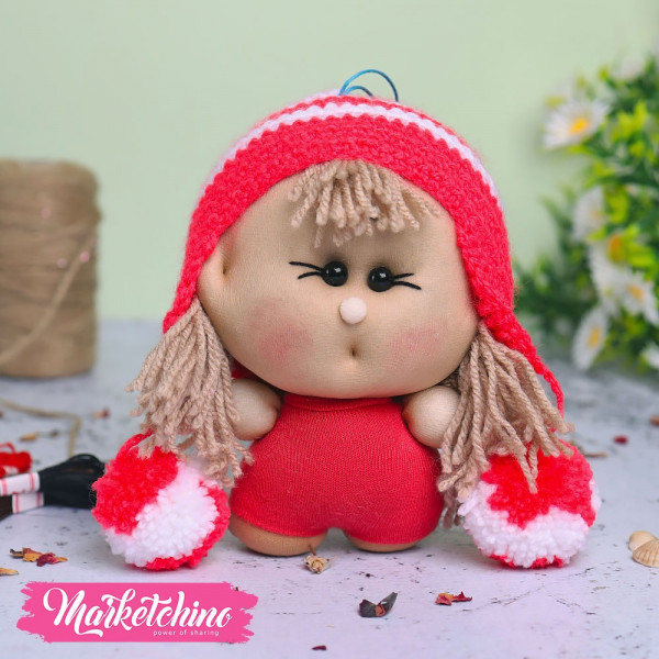 Crochet Doll-Fuchsia Girl 