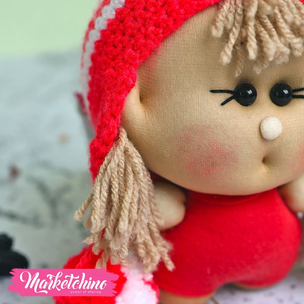 Crochet Doll-Fuchsia Girl 