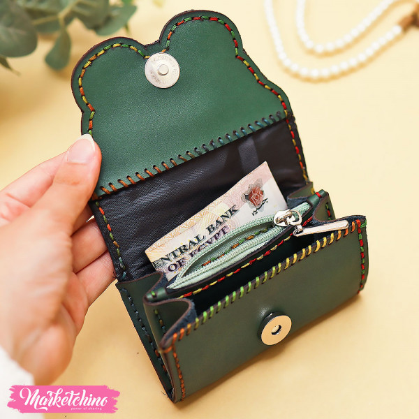 Leather Wallet-Butterfly 