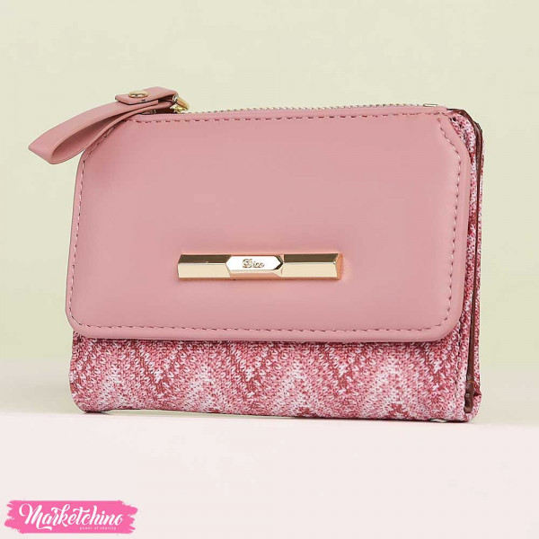 Leather Wallet - Wavy Pattern