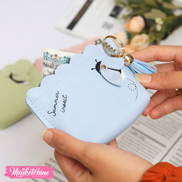 Leather Coins Holder -  Ladybug