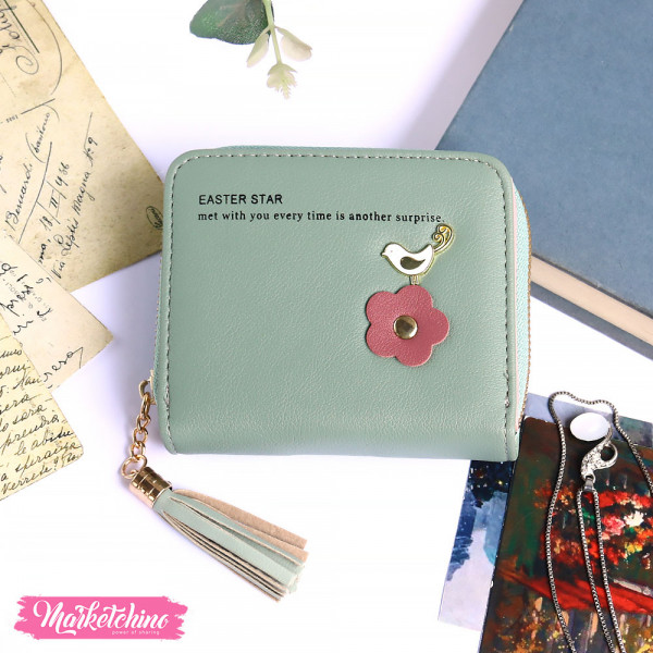 Leather Wallet - Bird 