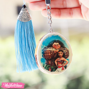 Keychain-Moana & Maui