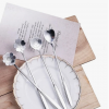4pcs Creative Cute Long Handle Stirring Spoon With European