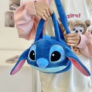 3D Velvet Hand & Cross Bag For Kids - Stitch 