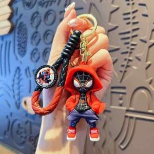 3D Silicone Keychain - Spiderman