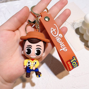 3D Silicone Keychain - Woody
