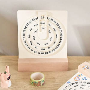 Wooden Rotational Calendar 