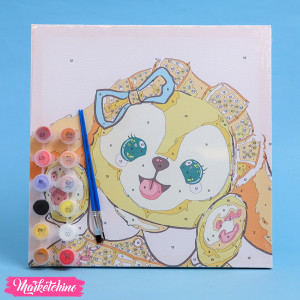1Pcs Random Of Painted Canvas Tableau