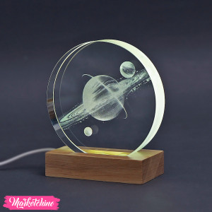 Lighting Crystal Decor - Galaxy  ( 10 cm )