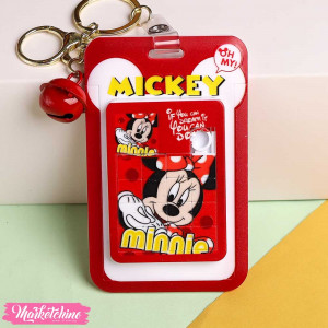  Acrylic ID Card Holder , Puzzle - Minnie Mouse