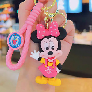 Silicone Keychain - Minnie Mouse