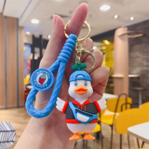 3D Silicone Keychain - Duck