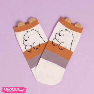 Cotton Soft Cute Socks - We Bare Bears 