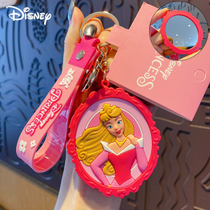 Silicone Disney Princess Keychain & Mirror - Briar Rose ( High Quality )