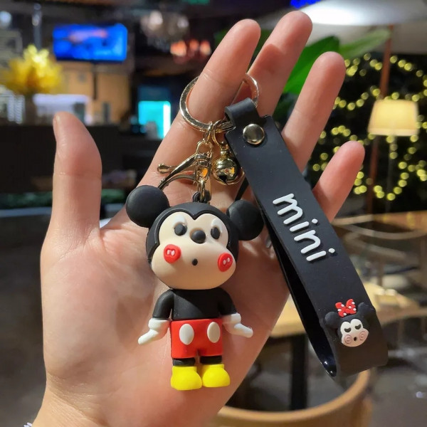 Silicone Keychain Mickey Mouse