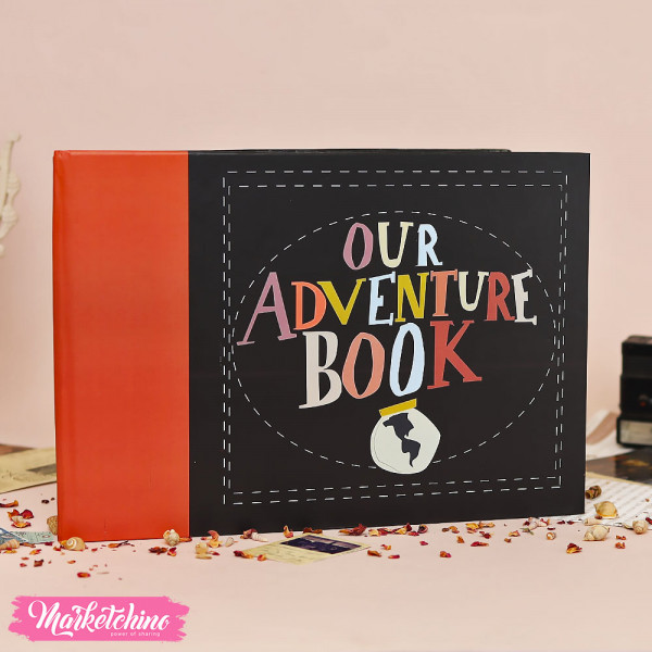 Our Adventure Book, Up Scrapbook Album with Movie Themed Postcards, Wedding  and Anniversary Photo Album, Memory Keepsake, 11.6 x 7.5 inch, 80 Pages