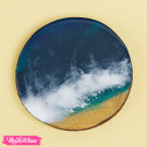 Resin Coaster-Sea ​​Waves 1