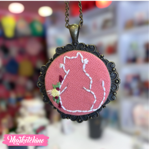 Necklace-Cat-Pink