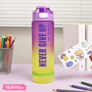 Acrylic Bottle Never Give Up-Purple (1000 L )