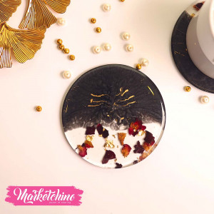 Resin Coaster-Black