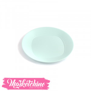 Bager Plastic service  Plate -Baby Blue 2(Medium)
