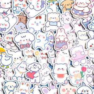 90pcs Cartoon Graphic Sticker