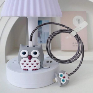 4pcs Owl Charging Data Cable Protector Iphone