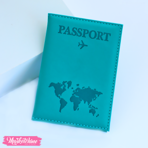Passport Holder ID Cover Thin Slim Women Men Portable Card Passport Business PU Case Holder World Map