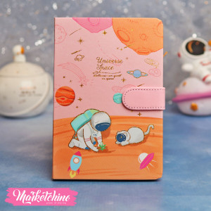 NoteBook-Orange Astronaut