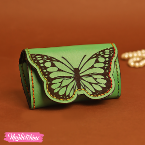 Leather Wallet-Butterfly 