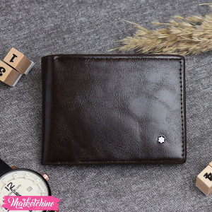 Leather Wallet-Mont Blanc-Brown