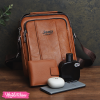 Leather Cross Bag For Men - Jeep