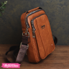 Leather Cross Bag For Men - Jeep