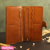Leather Wallet-Flower