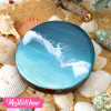 Resin Coaster-Sea ​​Waves 1