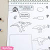 Learn Drawing & Color The World Of Dinosaurs  For Kids  