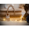 Crochet Basket -  Beige 