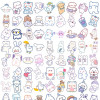 90pcs Cartoon Graphic Sticker