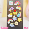 1Pc  Random Hard Silicone 3D Random Attachment -