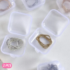 2 pcs Clear Jewelry Box